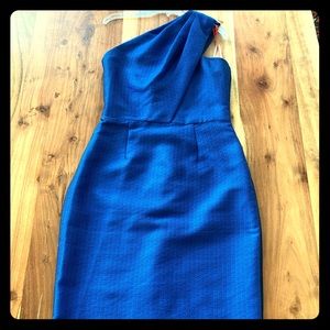 One shoulder midi dress
